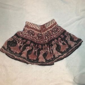 💕WOMENS SMALL BOHO MINI SKIRT💕